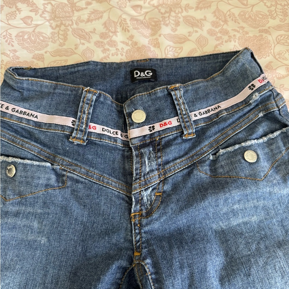 Dolce & Gabbana High Rise Blue Jeans
